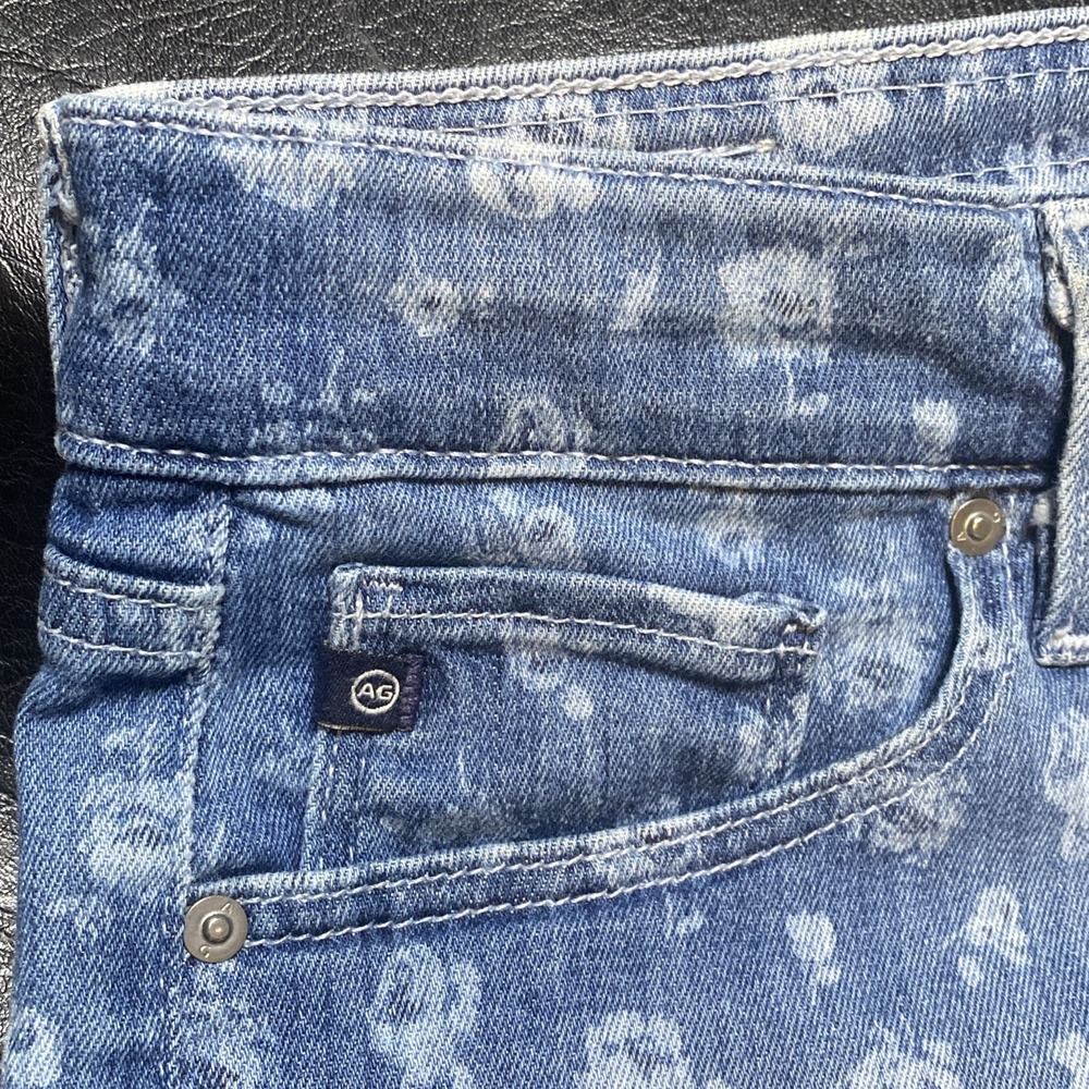 AG Adriano Goldschmied Liberty of London Denim flowers booty shorts SIZE 27 - Picture 5 of 9